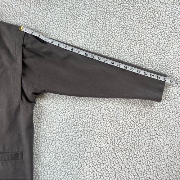 Prophecy VTG 90’s 100% Silk Mocha Mousse One Button Boxy Blazer Jacket SZ 10 - Picture 13 of 15